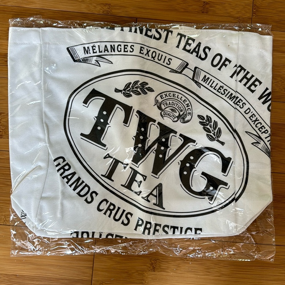 NWT. TWG Tea tote bag. $20 or Free with bundle.